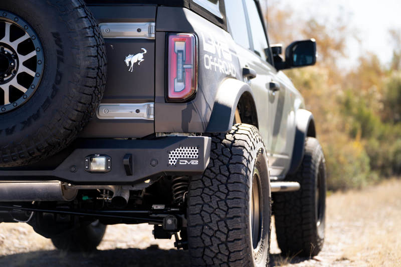 DV8 Offroad - DVERBBR-01 - DV8 Offroad 21-22 Ford Bronco MTO Series Rear Bumper - Shipped in Europe - Tuningsupply.com