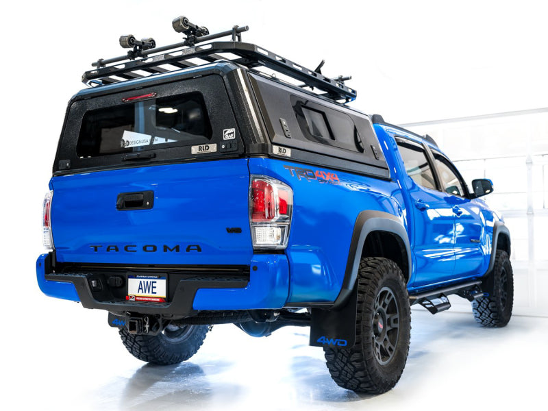 AWE Tuning 3015-31826 - AWE3015-31826 - AWE 2016-2022 Toyota Tacoma 0FG Exhaust with BashGuard - No Tips - Shipped in Europe - Tuningsupply.com