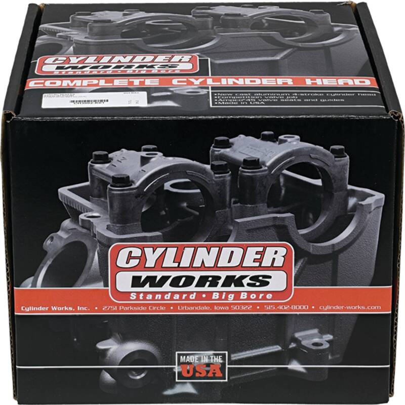 Cylinder Works CH3002-K01 - CYLCH3002-K01 - Cylinder Works 04-05 Kawasaki KX 250 F 250cc Cylinder Head Kit - Shipped in Europe - Tuningsupply.com