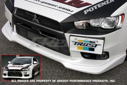 GReddy - GRE17030014 - GReddy 08+ Mitsubishi Evolution X Urethane Front Lip Spoiler - Shipped in Europe - Tuningsupply.com