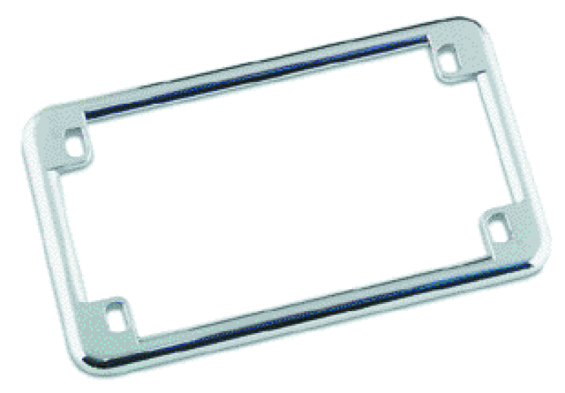 Bikers Choice 492499 - BKC492499 - Bikers Choice Chrome License Plate Frame 6 3/4 X 3 3/4 Custom - Shipped in Europe - Tuningsupply.com