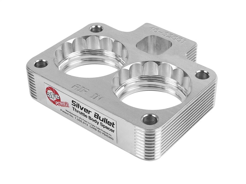 aFe 46-32001 - AFE46-32001 - aFe Silver Bullet Throttle Body Spacers TBS Dodge Trucks 94-01 V8-5.2/5.9L - Shipped in Europe - Tuningsupply.com