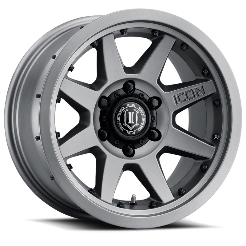 ICON 21817856350TT - ICO21817856350TT - ICON Rebound Pro 17x8.5 6x135 6mm Offset 5in BS 87.1mm Bore Titanium Wheel - Shipped in Europe - Tuningsupply.com