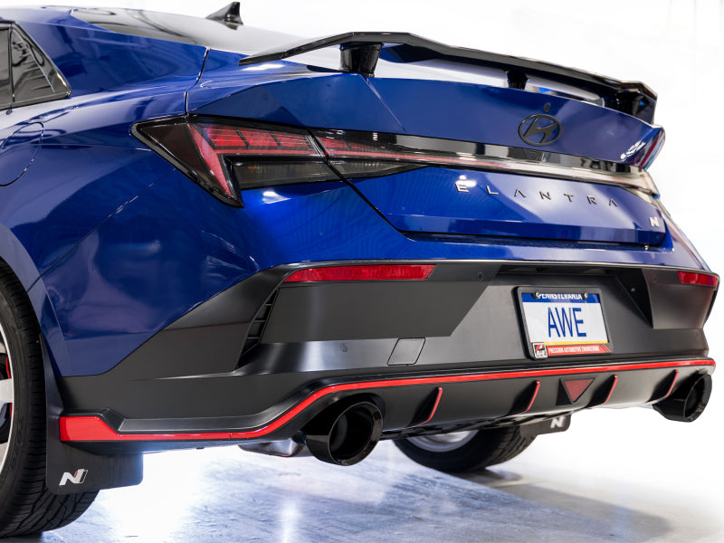 AWE Tuning 3020-33237 - AWE3020-33237 - AWE Tuning 22-26 Hyundai Elantra N Track Edition Cat-Back Exhaust - Diamond Black Tips - Shipped in Europe - Tuningsupply.com