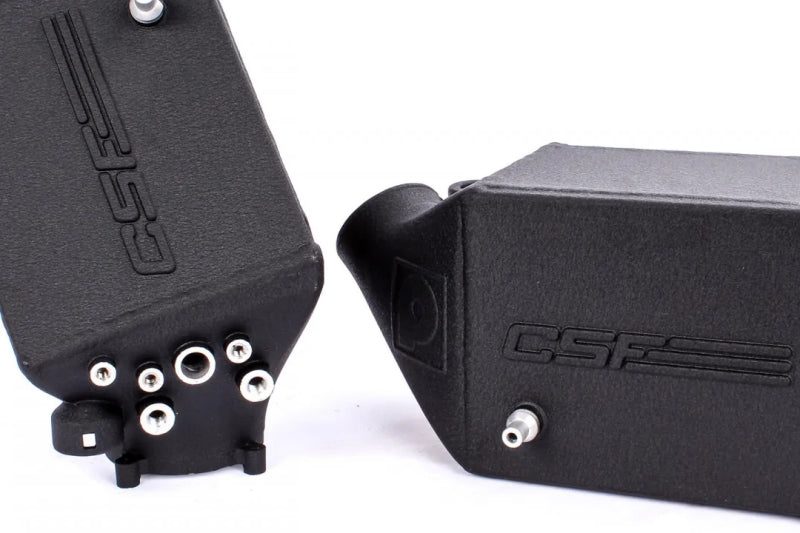 CSF 8109 - CSF8109 - CSF 12-16 BMW M5 (F10) / 12-18 BMW M6 (F06/F12/F13) Twin Charge-Air-Cooler Set - Crinkle Black - Shipped in Europe - Tuningsupply.com