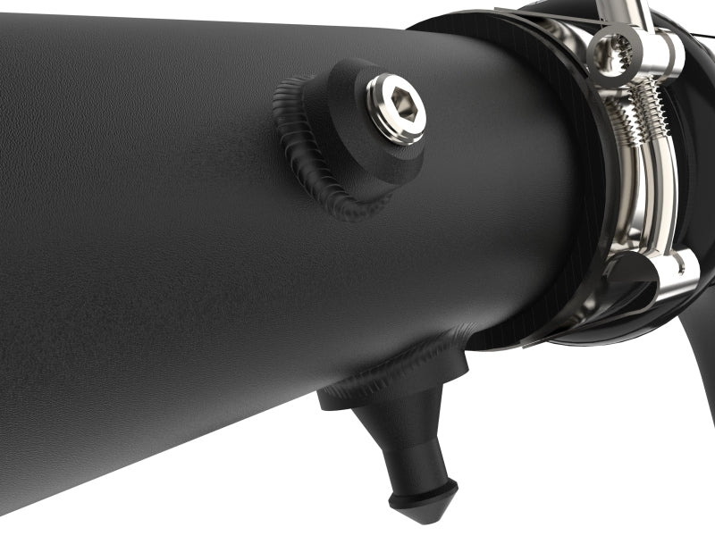 aFe 46-20518-B - AFE46-20518-B - aFe 21-22 Ford F-150/Raptor V6-3.5L (tt) BladeRunner 2.5in Aluminum Hot Charge Pipe Black - Shipped in Europe - Tuningsupply.com