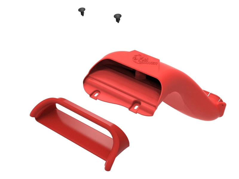 aFe 52-10010SR - AFE52-10010SR - aFe Rapid Induction Dynamic Air Scoop 2021+ Ford F-150V6/V8 - Red - Shipped in Europe - Tuningsupply.com
