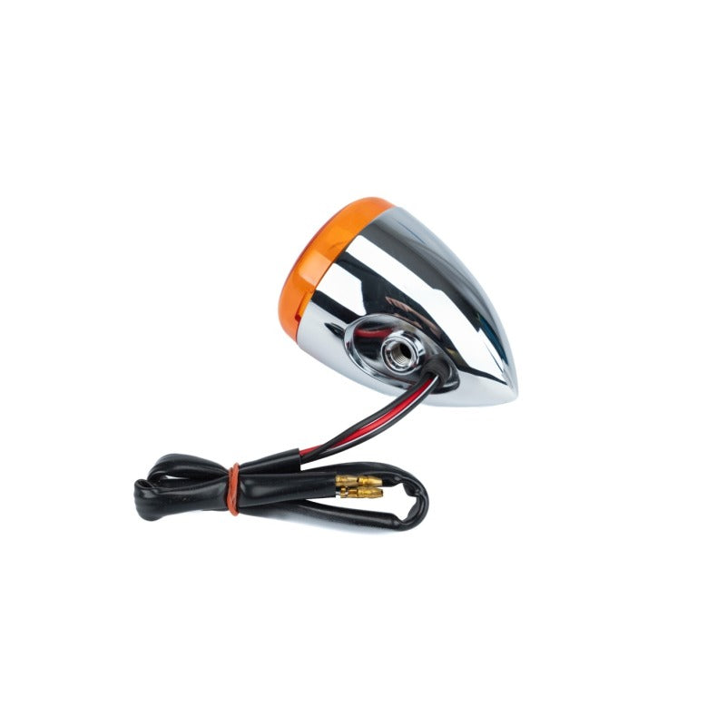 Bikers Choice 489938 - BKC489938 - Bikers Choice Chrome Bullet Rear Turn Signal Amber Lens Dual Filament Replaces H-D 68977-00 - Shipped in Europe - Tuningsupply.com