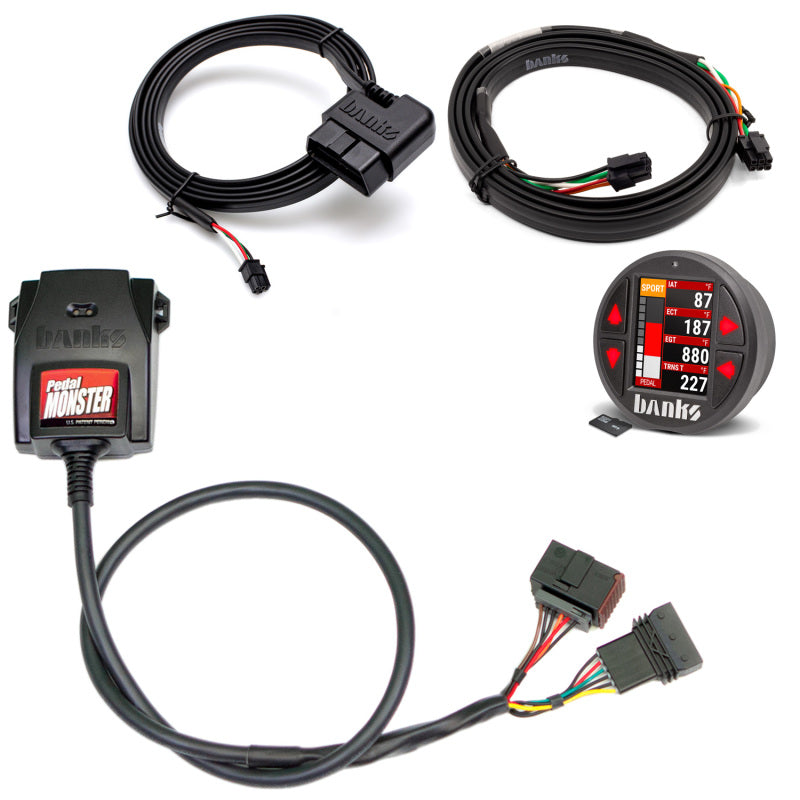 Banks Power 64333-P - GBE64333-P - Banks Power Pedal Monster Kit TE Connectivity MT2 6 Way With iDash Data Pro - Shipped in Europe - Tuningsupply.com