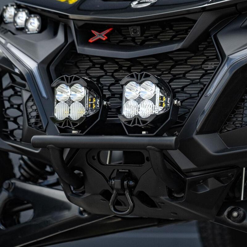 Baja Designs 448220 - BAJ448220 - Baja Designs 2024+ Can-Am Maverick R LP4 Push Bar Bumper Kit - Clear - Shipped in Europe - Tuningsupply.com