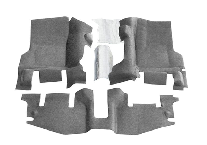 BedRug - BEDBTTJ97F - BedRug 97-06 Jeep TJ Front 3pc BedTred Floor Kit w/Center Console - Incl Heat Shields - Shipped in Europe - Tuningsupply.com