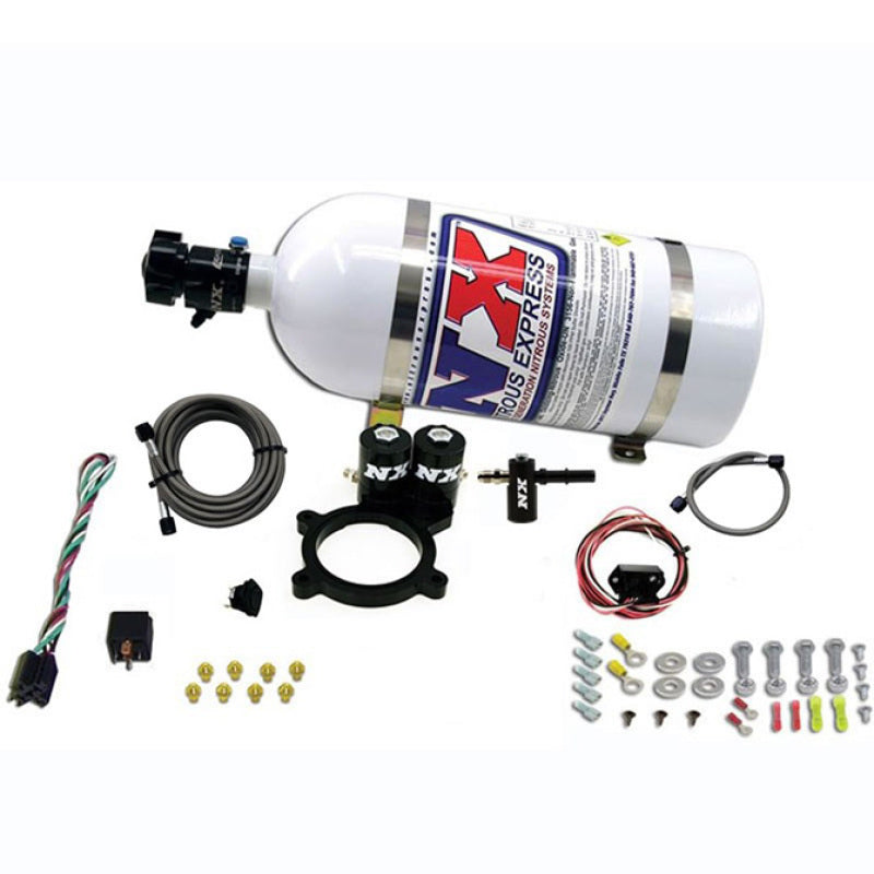 Nitrous Express 20959-10 - NEX20959-10 - Nitrous Express 2021+ Ford F-150 5.0L Coyote Truck Nitrous Plate System 10lb Bottle - Shipped in Europe - Tuningsupply.com