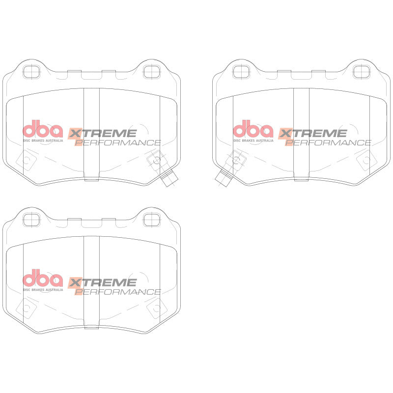 DBA DB15007XP - DBADB15007XP - DBA 18-21 Subaru WRX STI (w/Brembo Calipers) XP Performance Rear Brake Pads - Shipped in Europe - Tuningsupply.com