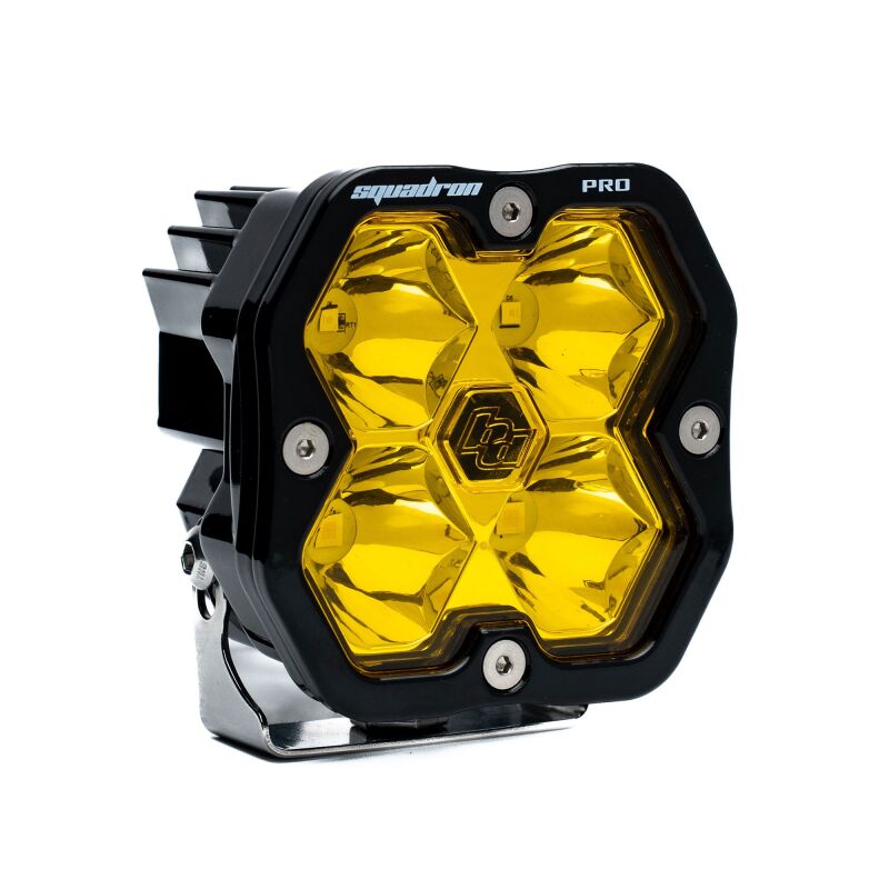 Baja Designs 4900112 - BAJ4900112 - Baja Designs Squadron 2.0 Pro LED Spot (Single Light) - Baja Amber - Shipped in Europe - Tuningsupply.com