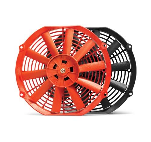 BLOX Racing BXCC-00001-RD - BLOBXCC-00001-RD - BLOX Racing 10inch Electric Slim Fan - Red - Shipped in Europe - Tuningsupply.com