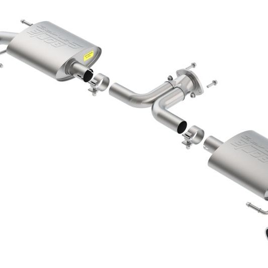 Borla 11918 - BOR11918 - Borla 14-16 Mazda 3 2.0/2.5L AT/MT FWD S-Type Cat-Back Exhaust Single Split Rear Exit - Shipped in Europe - Tuningsupply.com