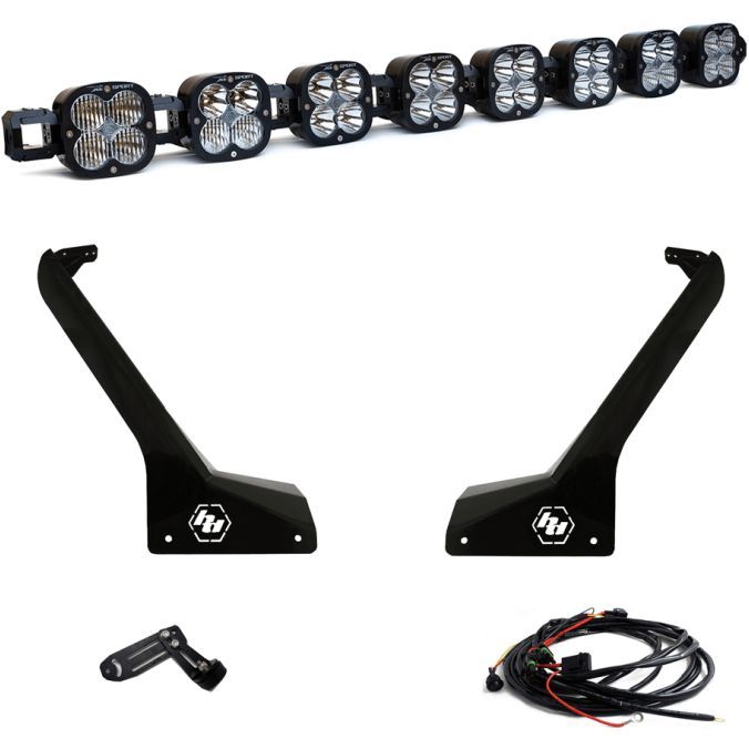 Baja Designs 447664 - BAJ447664 - Baja Designs Jeep JL/JT Roof Bar LED Light Kit 8 XL Linkable - Shipped in Europe - Tuningsupply.com