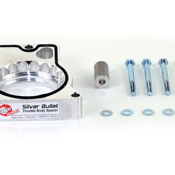 aFe 46-34005 - AFE46-34005 - aFe Silver Bullet Throttle Body Spacers TBS GM C/K 1500/2500/3500 96-00 V8-5.0L 5.7L - Shipped in Europe - Tuningsupply.com
