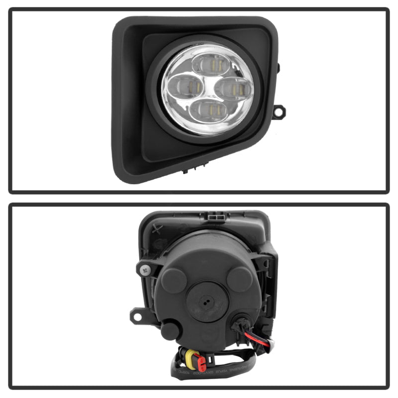 SPYDER 9031540 - SPY9031540 - Spyder Toyota Tundra 2014-2016 Daytime DRL LED Running Fog Lights w/Switch Clear FL-DRL-TTU14-C - Shipped in Europe - Tuningsupply.com