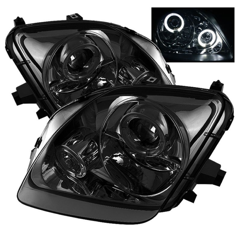SPYDER 5011053 - SPY5011053 - Spyder Honda Prelude 97-01 Projector Headlights LED Halo Smoke High H1 Low H1 PRO-YD-HP97-HL-SM - Shipped in Europe - Tuningsupply.com