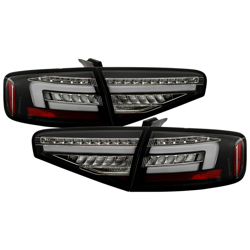 SPYDER 5087171 - SPY5087171 - Spyder 13-16 Audi A4 4DR LED Tail Lights LED Clear Reverse Lights - Black ALT-YD-AA413-SEQ-BK - Shipped in Europe - Tuningsupply.com