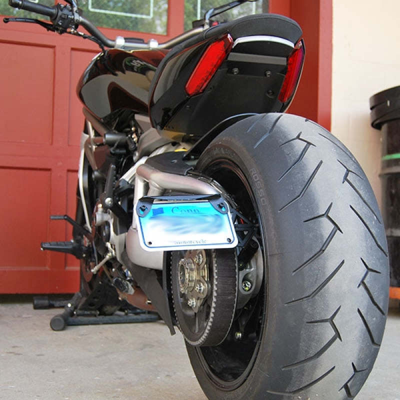 New Rage Cycles 1260-SIDE - NEW1260-SIDE - New Rage Cycles 19+ Ducati Diavel 1260 Side Mount License Plate-2 Position - Shipped in Europe - Tuningsupply.com
