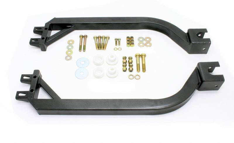 BMR Suspension SFC005H - BMRSFC005H - BMR 67-69 1st Gen F-Body Bolt-On Subframe Connectors - Black Hammertone - Shipped in Europe - Tuningsupply.com