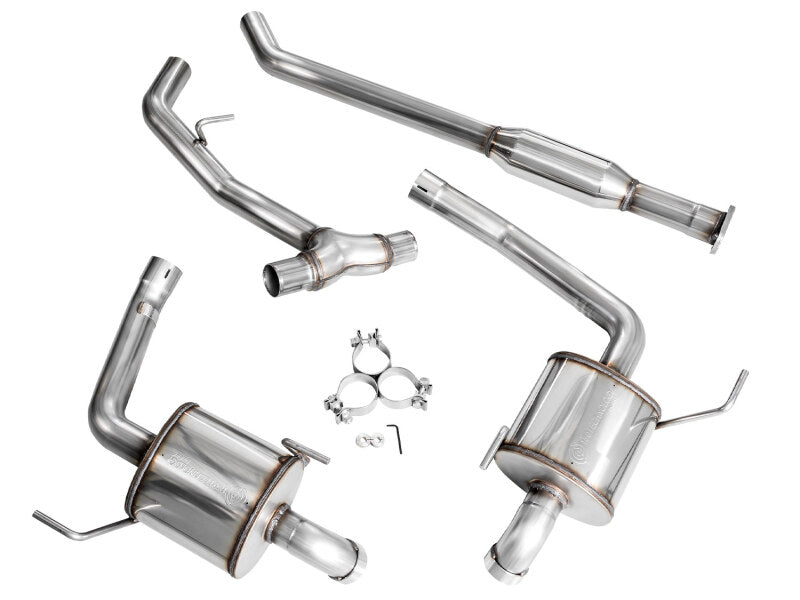 AWE Tuning 3015-38246 - AWE3015-38246 - AWE 20-25 Subaru Outback (Wilderness & XT) 0FG Catback Exhaust w/Dual BashGuards - Shipped in Europe - Tuningsupply.com