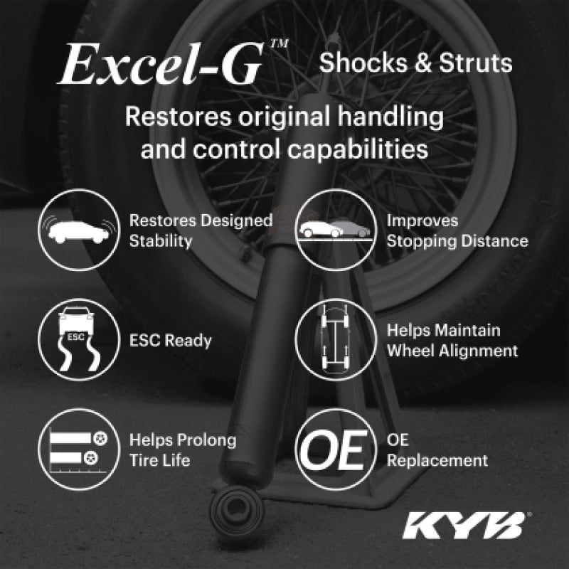 KYB 3450043 - KYB3450043 - KYB 19-21 Chevrolet Silverado w/ Z85 / GMC Sierra w/ Z85 (Increased Capacity) Excel-G Shock - Rear - Shipped in Europe - Tuningsupply.com