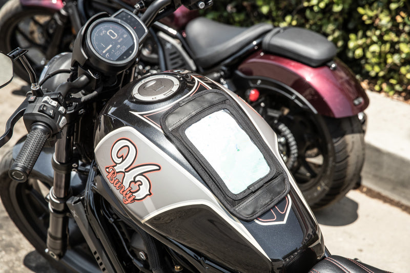 Burly Brand B15-1011B - BURB15-1011B - Burly Brand Voyager Tank Pad - Black - Shipped in Europe - Tuningsupply.com