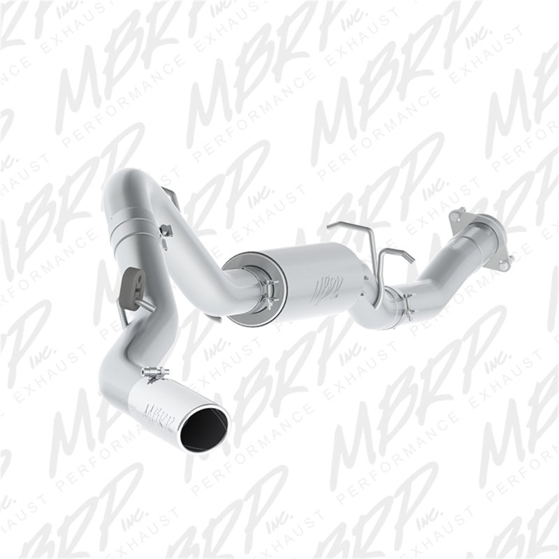MBRP PS5078AL - MBRPS5078AL - MBRP 07-10 Chevy/GMC 2500HD PU 6.0L V8 3.5in Single Side Exit Alum Cat Back Perf Exhaust - Shipped in Europe - Tuningsupply.com