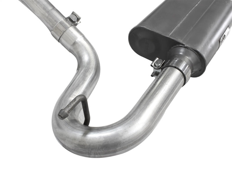 aFe 49-08043 - AFE49-08043 - aFe Scorpion Exhaust System Cat Back 2.5in Aluminized Hi-Tuck 07-18 Jeep Wrangler JK V6 3.6/3.8L - Shipped in Europe - Tuningsupply.com