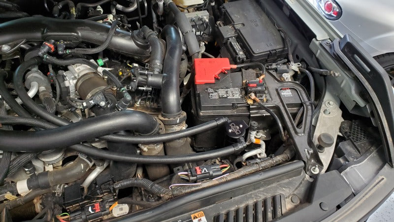 J&L 3096P-B - JLT3096P-B - J&L 22-25 Ford Bronco Raptor 3.0L EcoBoost PCV Side Oil Separator 3.0 - Black Anodized - Shipped in Europe - Tuningsupply.com