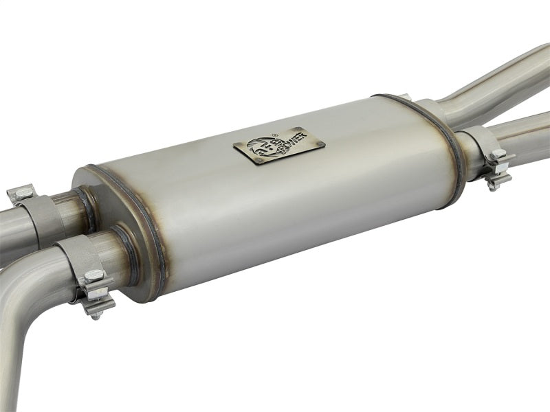 aFe 49-46124-P - AFE49-46124-P - aFe Rebel Series 3in SS Cat-Back Exhaust System w/ Polished Tip 04-15 Nissan Titan V8 5.6L - Shipped in Europe - Tuningsupply.com