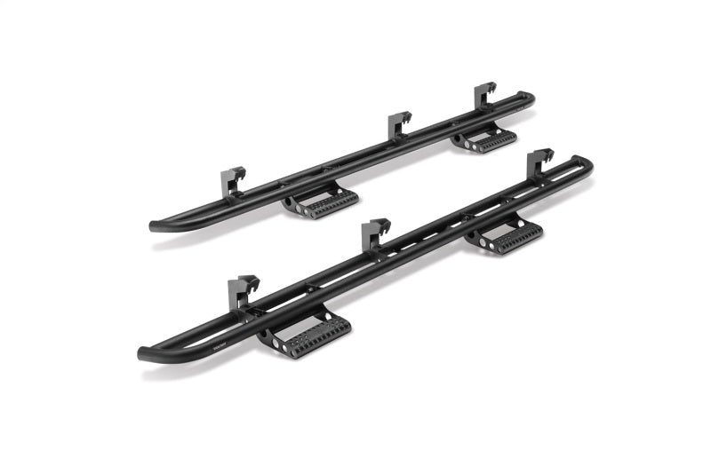 N-Fab - NFBT154RKRCCS4 - N-Fab RKR Step System 16-17 Toyota Tacoma Double Cab - Tex. Black - 1.75in - Shipped in Europe - Tuningsupply.com