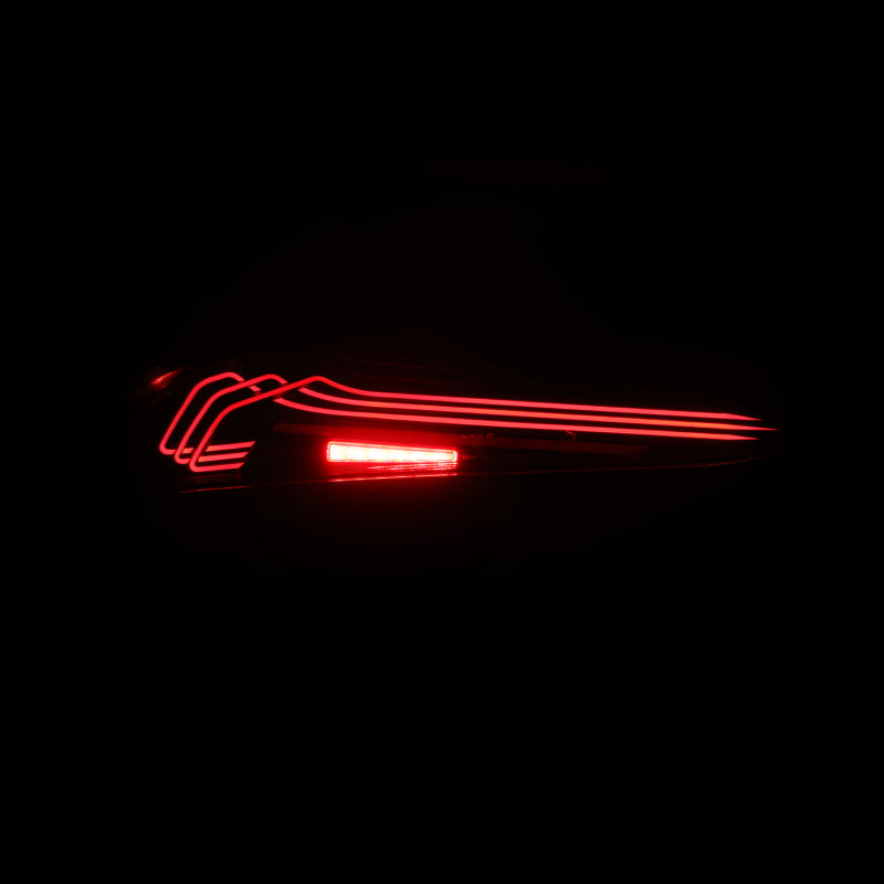 AlphaRex 609030 - ARX609030 - AlphaRex 20-24 Toyota Supra LUXX-Series Laser Style LED Tail Lights Black-Red - Shipped in Europe - Tuningsupply.com