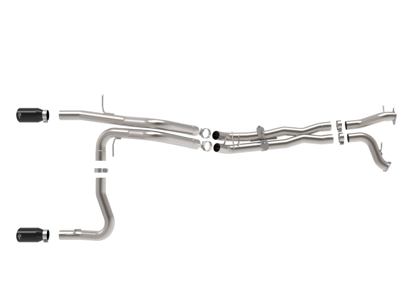 aFe 49-33154-B - AFE49-33154-B - aFe 22-26 Ford Bronco V6 3.0L (tt) Vulcan Series 3in 304SS Cat-Back Exhaust System w/ Black Tips - Shipped in Europe - Tuningsupply.com