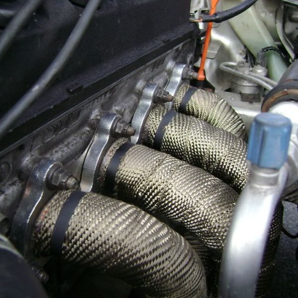 Mishimoto MMTW-235 - MISMMTW-235 - Mishimoto 2 inch x 35 feet Heat Wrap with Stainless Locking Tie Set - Shipped in Europe - Tuningsupply.com