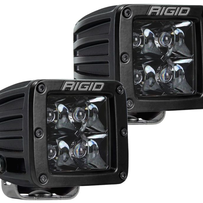 Rigid Industries 202213BLK - RIG202213BLK - Rigid Industries D-Series Midnight Edition - Spot - Set of 2 - Shipped in Europe - Tuningsupply.com