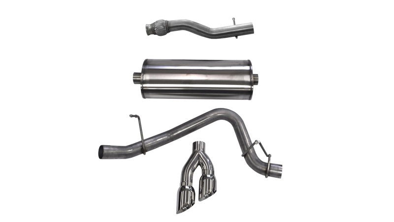 CORSA Performance 14748 - COR14748 - Corsa 2015-2020 GMC Yukon XL 1500 5.3L V8 3in Cat-Back Single Side Exit Twin 4in Polished Tips - Shipped in Europe - Tuningsupply.com