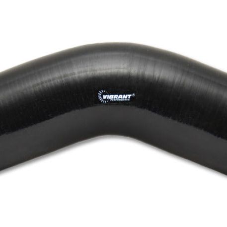 Vibrant 2753 - VIB2753 - Vibrant 4 Ply Reinforced Silicone Elbow Connector - 2.75in I.D. - 45 deg. Elbow (BLACK) - Shipped in Europe - Tuningsupply.com