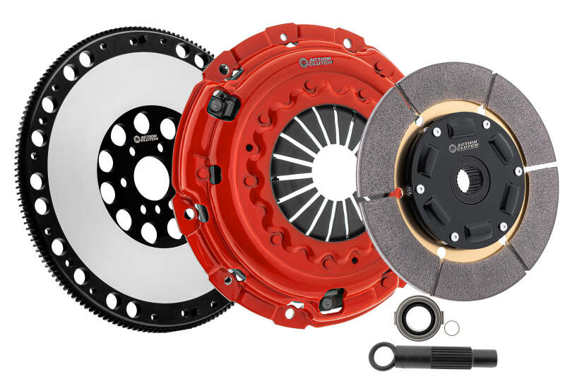 Action Clutch ACR-0488-SPR - AONACR-0488-SPR - Action Clutch 02-06 Acura RSX 2.0L (K20A3) Ironman Sprung (Street) Clutch Kit w/Lightened Flywheel - Shipped in Europe - Tuningsupply.com
