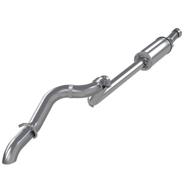 MBRP PS5533AL - MBRPS5533AL - MBRP 18-20 Jeep Wrangler JL 2.5in Single Rear Exit Cat Back Exhaust - Aluminum - Shipped in Europe - Tuningsupply.com