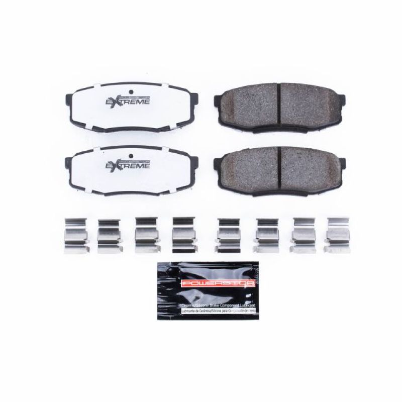 PowerStop Z36-1304 - PSBZ36-1304 - Power Stop 13-21 Toyota Land Cruiser Rear Z36 Truck & Tow Brake Pads w/Hardware - Shipped in Europe - Tuningsupply.com