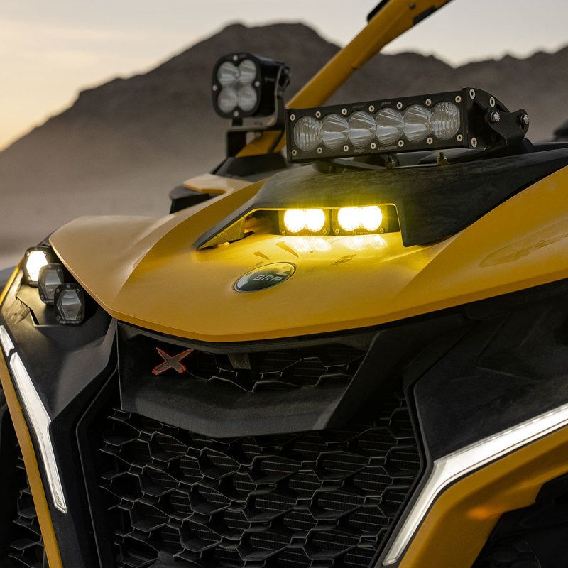 Baja Designs 448208 - BAJ448208 - Baja Designs 2024+ Can-Am Maverick R S2 Pro Hood Light Kit - Shipped in Europe - Tuningsupply.com