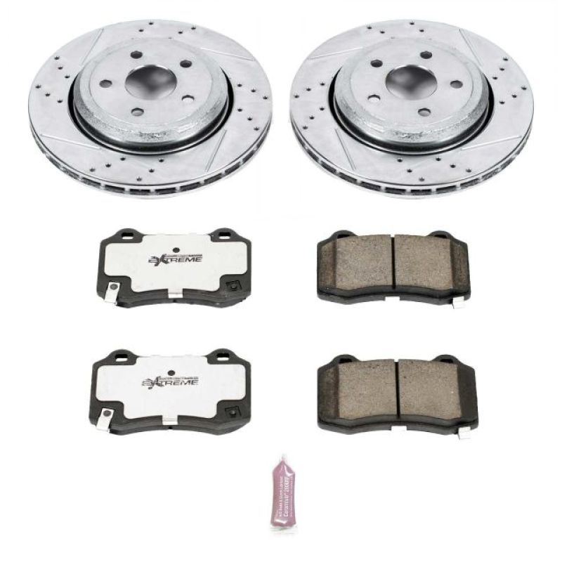 PowerStop K5956-26 - PSBK5956-26 - Power Stop 18-19 Dodge Durango Rear Z26 Street Warrior Brake Kit - Shipped in Europe - Tuningsupply.com
