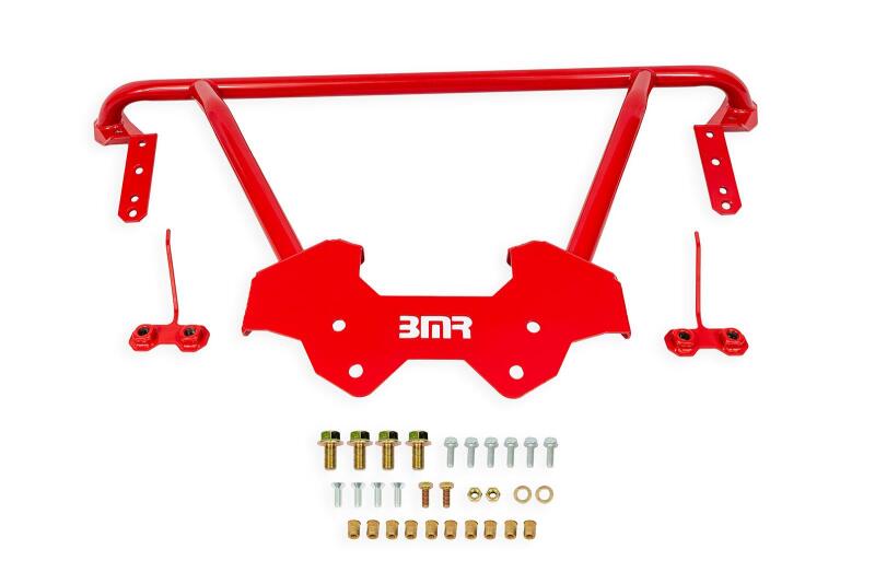BMR Suspension CB410R - BMRCB410R - BMR 68-72 Chevrolet Monte Carlo (A-Body) Front Chassis Reinforcement Brace - Red - Shipped in Europe - Tuningsupply.com