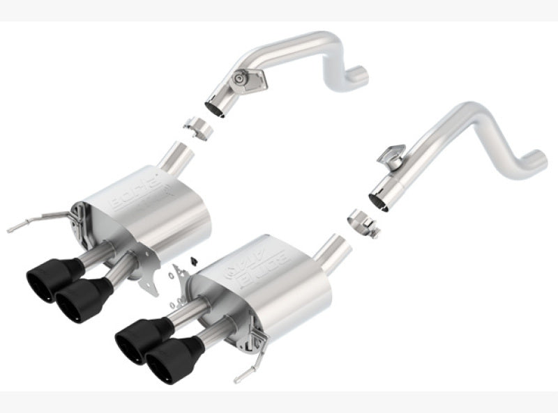 Borla 11869CB - BOR11869CB - Borla 14-18 C7 Corvette Stingray Axle-Back ATAK Exhaust 2.75in To Muffler Dual 2.0in Out 4.25in Tip - Shipped in Europe - Tuningsupply.com