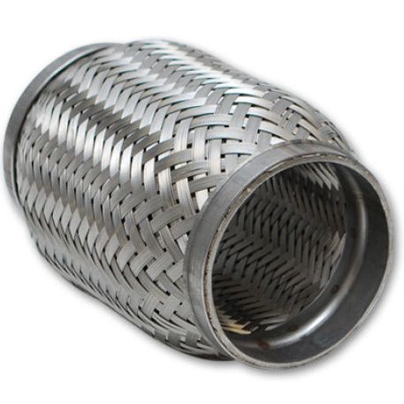 Vibrant 62708 - VIB62708 - Vibrant SS Flex Coupling with Inner Braid Liner 2.25in inlet/outlet x 8in flex length - Shipped in Europe - Tuningsupply.com