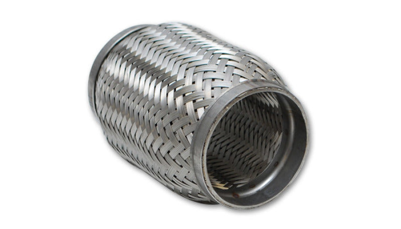 Vibrant 62306 - VIB62306 - Vibrant SS Flex Coupling with Inner Braid Liner 1.5in inlet/outlet x 6in flex length - Shipped in Europe - Tuningsupply.com